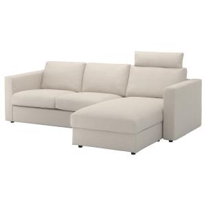 IKEA - funda sofá 3 plazas chaiselongue, con reposacabezasG…