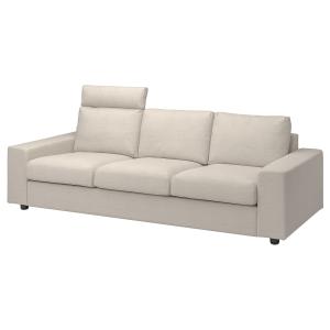 IKEA - funda para sofá de 3 plazas, con reposacabezas con r…