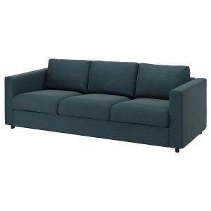 IKEA - funda para sofá de 3 plazas, Hillared azul oscuro Hi…