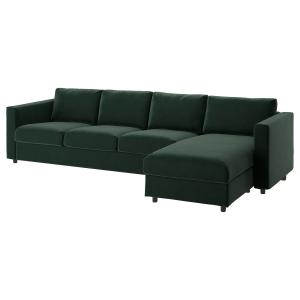 IKEA - funda para sofá de 4 plazas,  chaiselongueDjuparp ve…