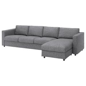 IKEA - funda para sofá de 4 plazas,  chaiselongueLejde gris…