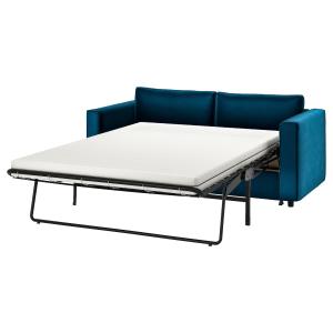IKEA - funda para sofá cama de 2 plazas, Djuparp azul verdo…