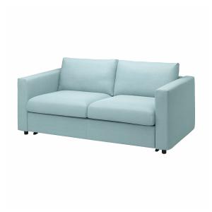 IKEA - funda para sofá cama de 2 plazas, Saxemara azul clar…