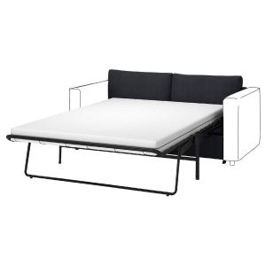 IKEA - funda sofá cama 2, Saxemara negro-azul - Hemos bajad…