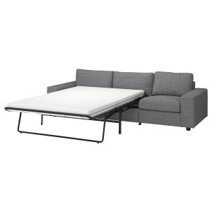 IKEA - funda sofá cama 3, con reposabrazos anchosLejde gris…