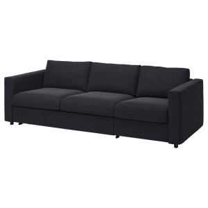 IKEA - funda sofá cama 3, Saxemara negro-azul - Hemos bajad…