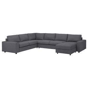 IKEA - funda sofá cama esquina 5,  chaiselongue con reposab…
