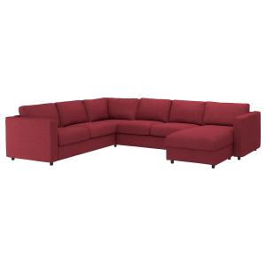 IKEA - funda sofá cama esquina 5,  chaiselongueLejde marrón…