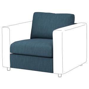 IKEA - módulo 1 asiento, Hillared azul oscuro Hillared azul…