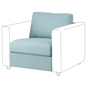 IKEA - módulo 1 asiento, Saxemara azul claro Saxemara azul…