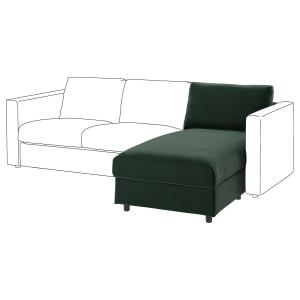 IKEA - Módulo de chaiselongue Djuparp verde oscuro