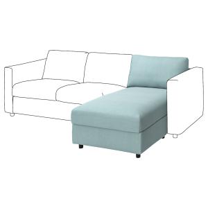IKEA - módulo de chaiselongue, Saxemara azul claro - Hemos…