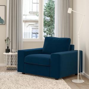 IKEA - sillón, con reposabrazos anchosDjuparp azul verdoso…