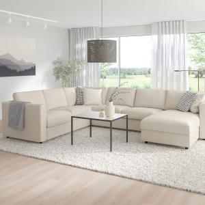 IKEA - sofá 5 plazas esquina,  chaiselongueGunnared beige -…
