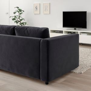 IKEA - sofá 5 plazas esquina, Djuparp gris oscuro Djuparp g…