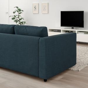 IKEA - sofá 5 plazas esquina, Hillared azul oscuro - Hemos…