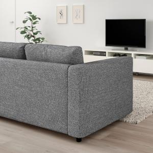 IKEA - Sofá cama de 2 plazas Lejde gris/negro