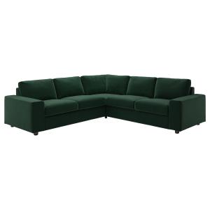 IKEA - sofá rinconera de 4 plazas, con reposabrazos anchosD…