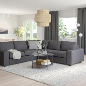IKEA - sofá rinconera de 4 plazas, con reposabrazos anchosG…