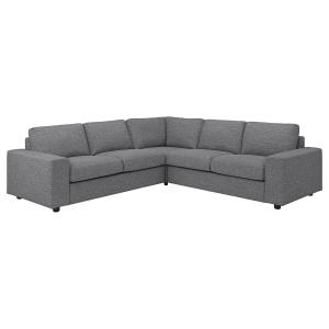 IKEA - sofá rinconera de 4 plazas, con reposabrazos anchosL…