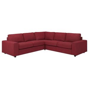 IKEA - sofá rinconera de 4 plazas, con reposabrazos anchosL…