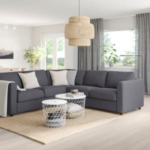IKEA - sofá rinconera de 4 plazas, Gunnared gris - Hemos ba…