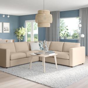 IKEA - sofá rinconera de 4 plazas, Hallarp beige - Hemos ba…