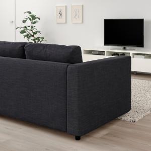 IKEA - sofá rinconera de 4 plazas, Hillared antracita - Hem…