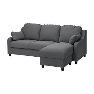 IKEA - funda para sofá de 3 plazas,  chaiselongueHakebo gri…