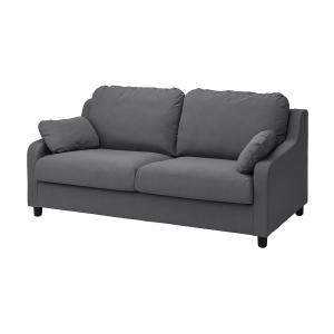 IKEA - Funda para sofá de 3 plazas Hakebo gris oscuro