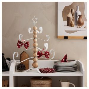 IKEA - adorno, forma de árbol de Navidad pinoblanco, 57 cm…