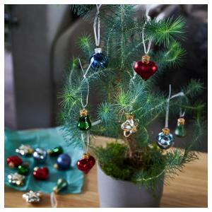 IKEA - bola árbol Navidad, formas variadasvidrio colores va…