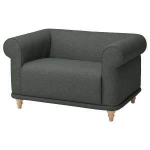 IKEA - sillón 1,5 plazas, Lejdegrisverde abedul Lejde/gris/…