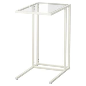 IKEA - soporte portátil, blancovidrio, 35x65 cm blanco/vidr…