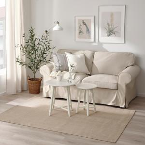 IKEA - alfombra, naturalgris claro, 133x195 cm natural/gris…