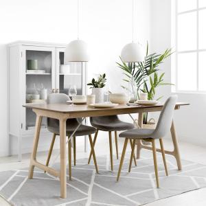 Ash mesa comedor natural 160