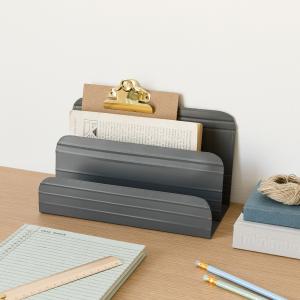 Iron organizador cartas gris
