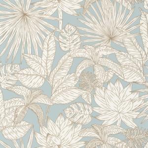 Odysse bleu papel pintado