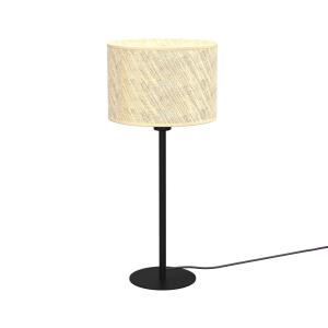 Euluna Lámpara de mesa Jovin pantalla de ratán, alto 56cm