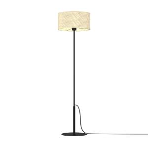 Luminex Lámpara de pie Jovin pantalla de ratán, alto 150cm