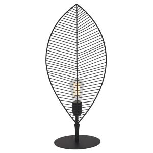 PR Home Elm lámpara mesa forma de hoja, alto 58 cm