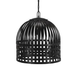PR Home Lámpara colgante Sheffield en negro, Ø 46 cm