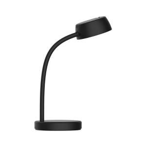 Lámpara de mesa LED Tijan de Lindby, negra, brazo flexible