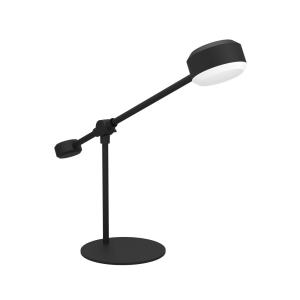 EGLO Clavellina lámpara de mesa LED, negra, inclinable