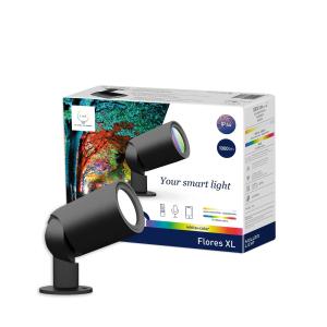 LED foco exterior tint Flores XL, IP44, CCT, RGB