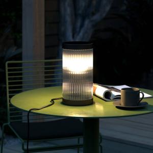 Nordlux Lámpara de mesa Coupar para exterior, negra