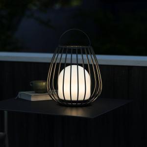 Nordlux Lámpara de mesa LED Jim To-Go, exterior, negra