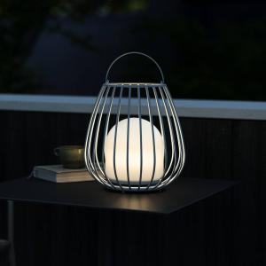 Nordlux Lámpara de mesa LED Jim To-Go, exterior, gris