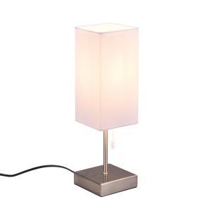 Reality Leuchten Lámpara de mesa Ole con conexión USB blanc…