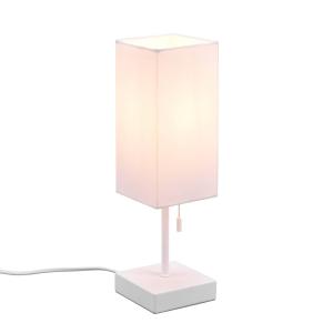 Reality Leuchten Lámpara de mesa Ole con conexión USB blanc…
